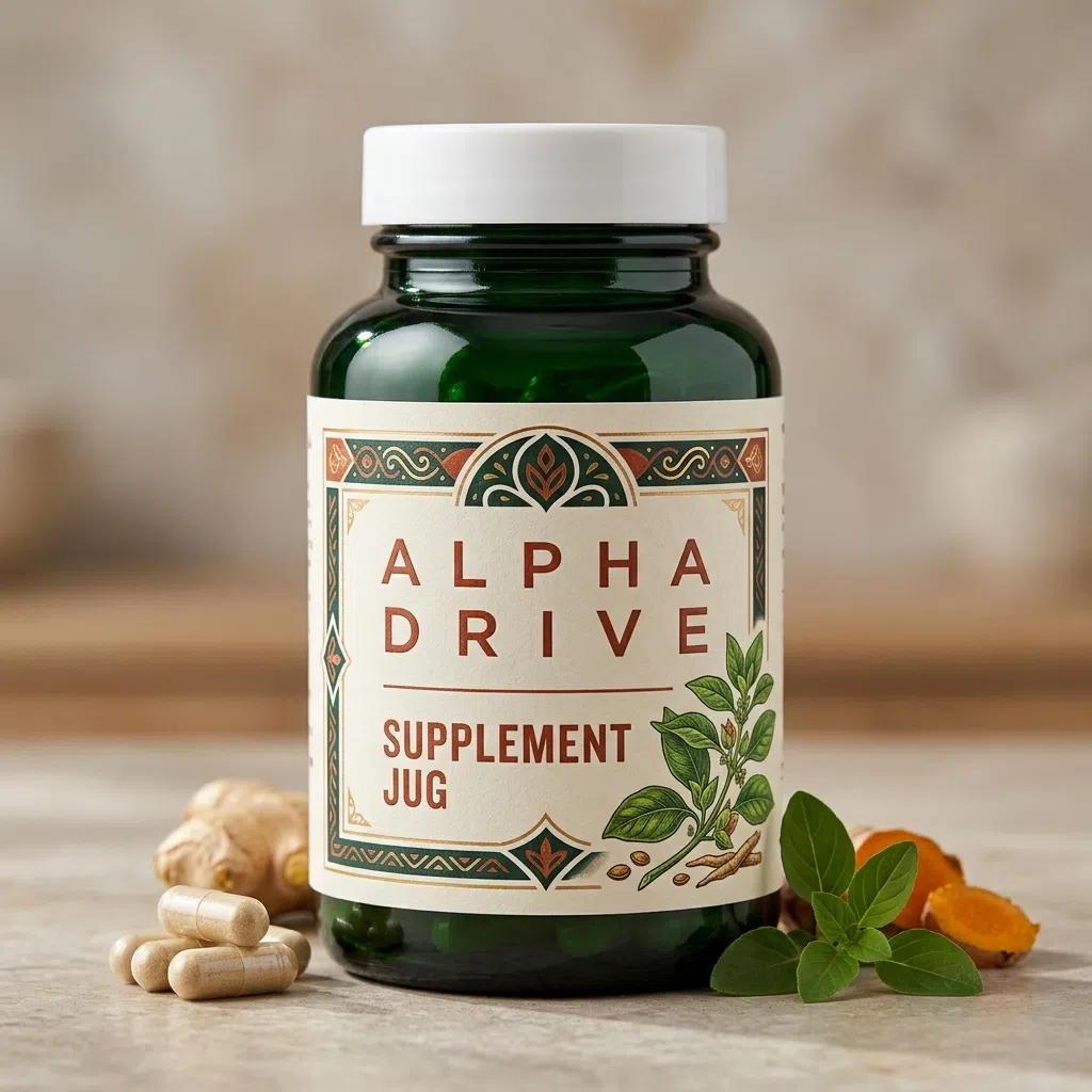Alpha Drive supplement fles - mannelijk welzijn supplement Nederland